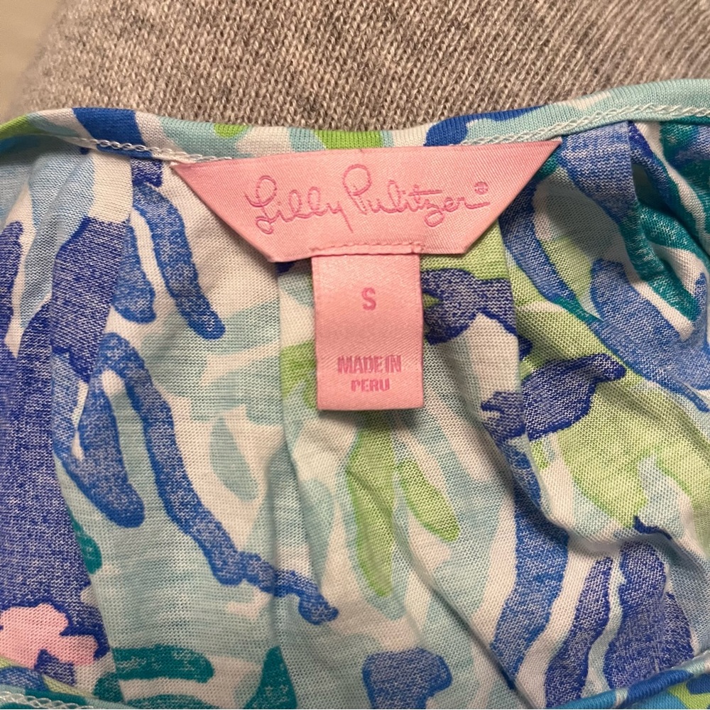 Lilly Pulitzer Kinsey Tank in Wade and Sea - Picture 4 of 4
